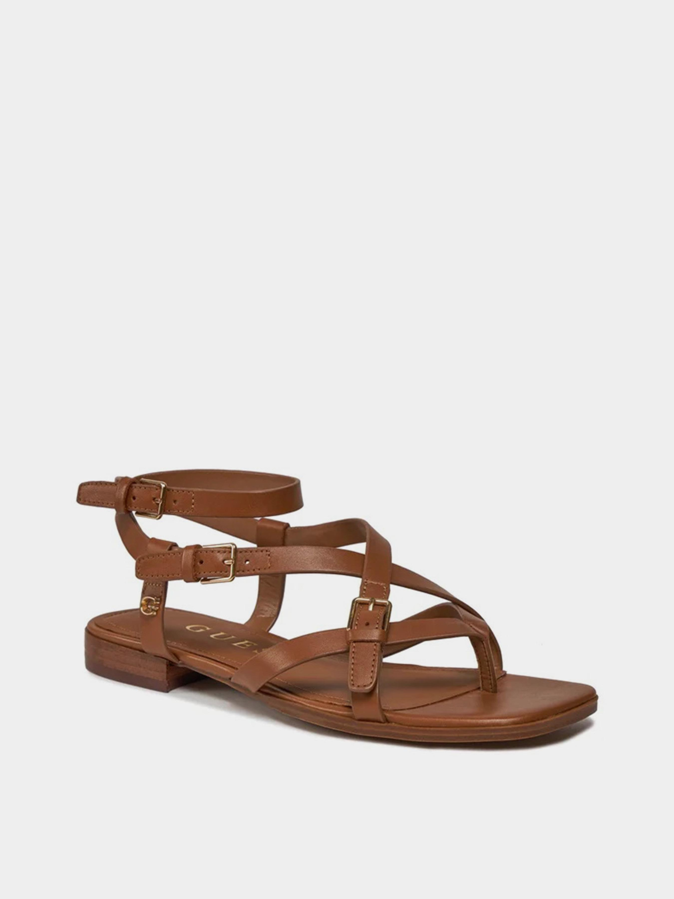 Сандалии GUESS Tamper модель FLJTAM.LEA03;TAN Фото