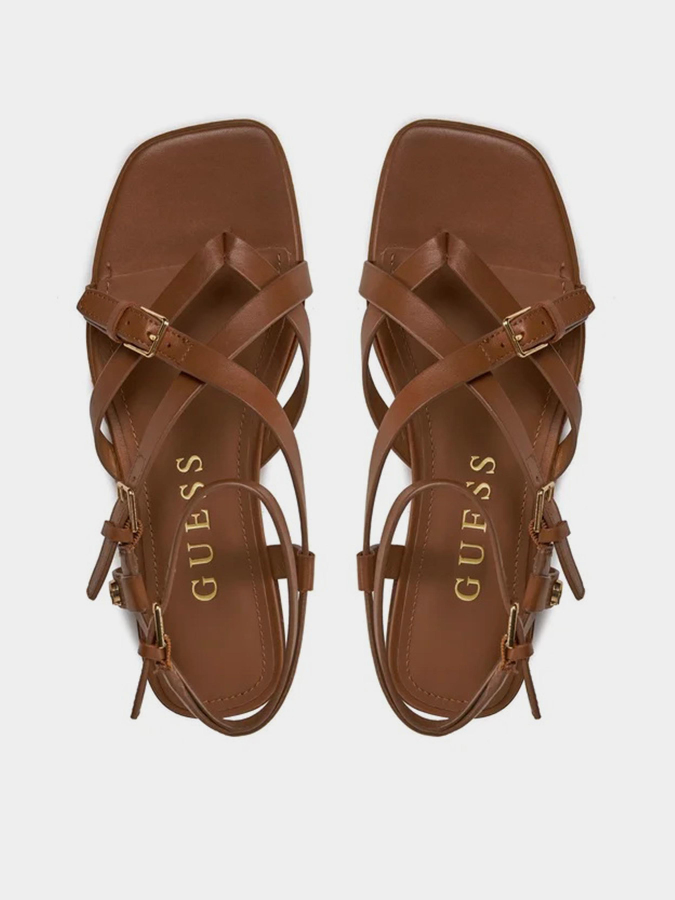 Сандалии GUESS Tamper модель FLJTAM.LEA03;TAN Сандалии GUESS Tamper модель FLJTAM.LEA03;TAN Фото