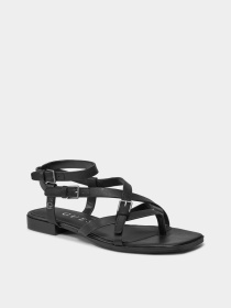 Сандалии GUESS Tamper модель FLJTAM.LEA03;BLACK Фото