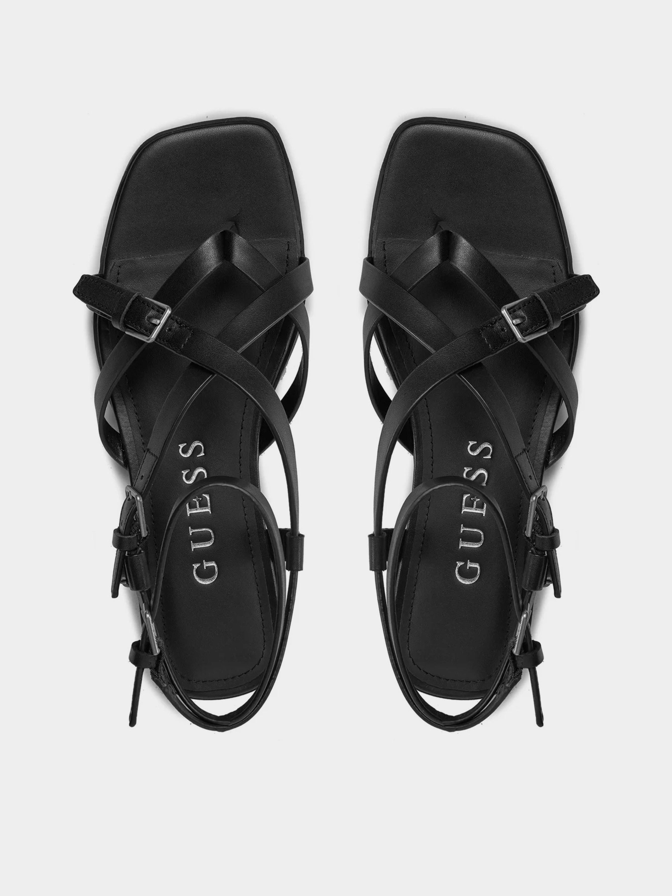 Сандалії GUESS Tamper модель FLJTAM.LEA03;BLACK Фото