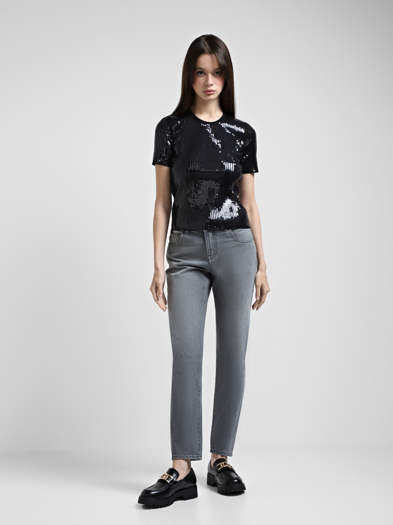 Лофери GUESS Ilary модель FL7ILR.LEA14;BLACK Фото