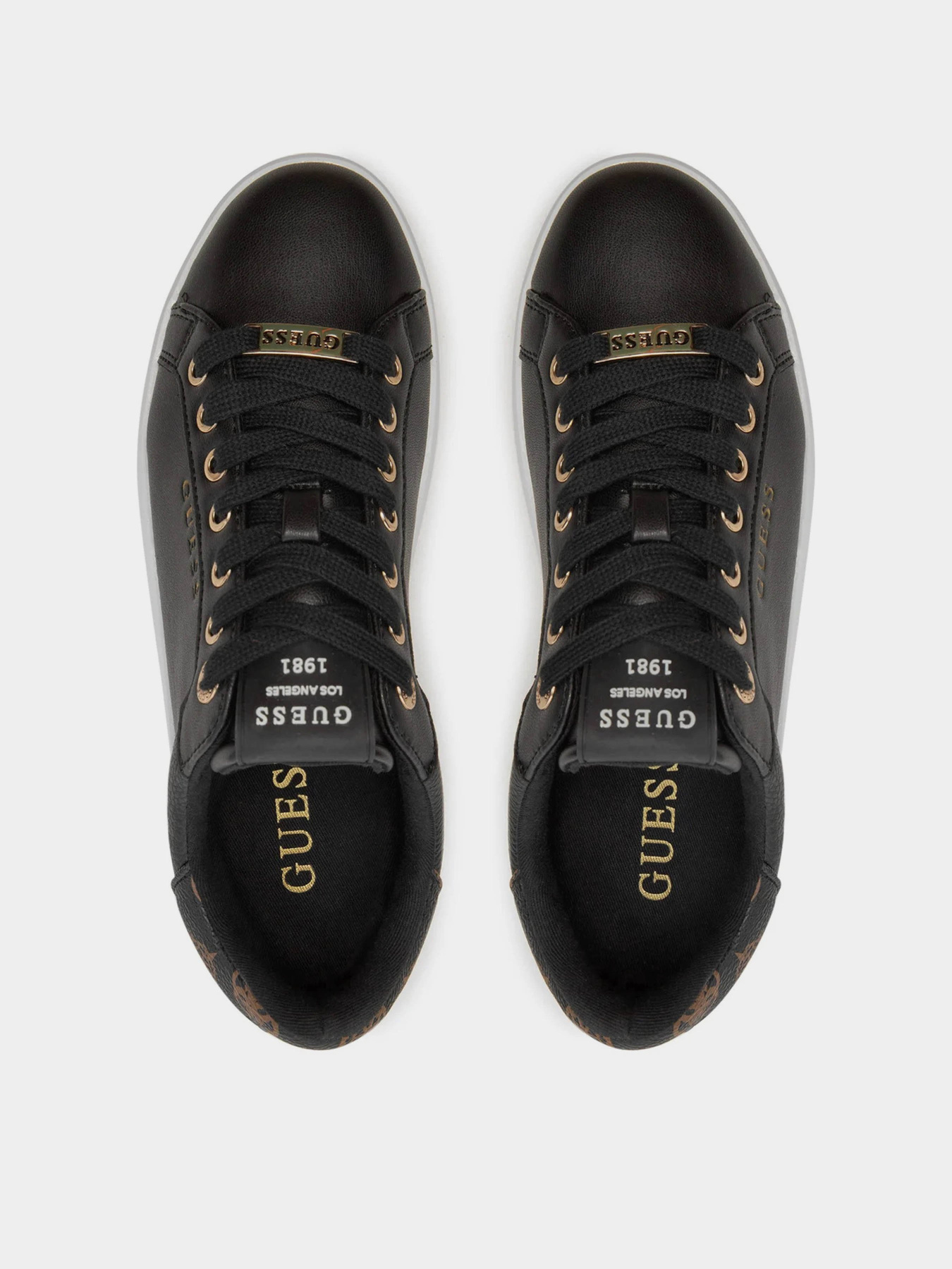 Кеди низькі GUESS Roki2 модель FLFRO2.FAL12;BLACK Фото