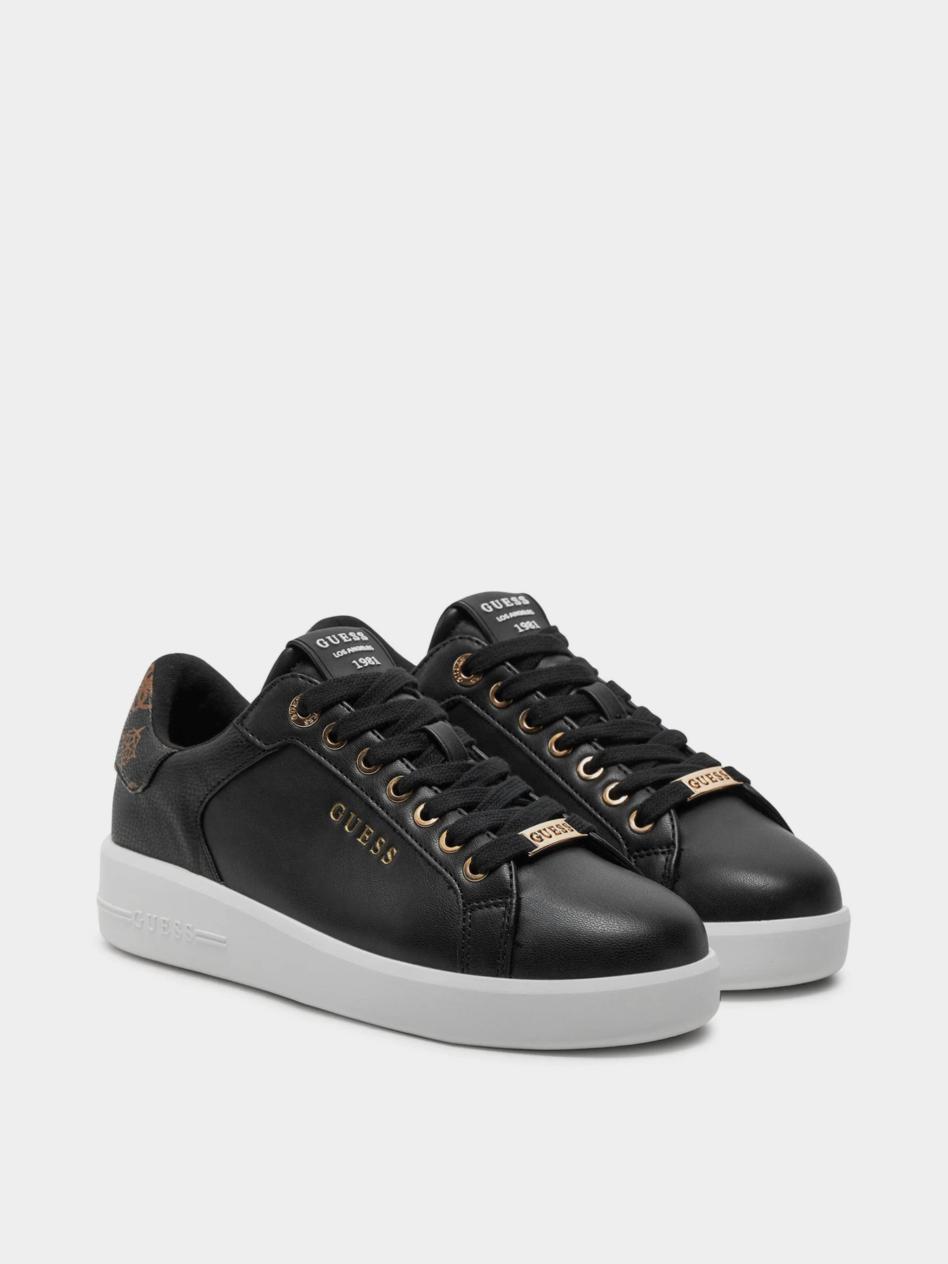 Кеди низькі GUESS Roki2 модель FLFRO2.FAL12;BLACK Фото