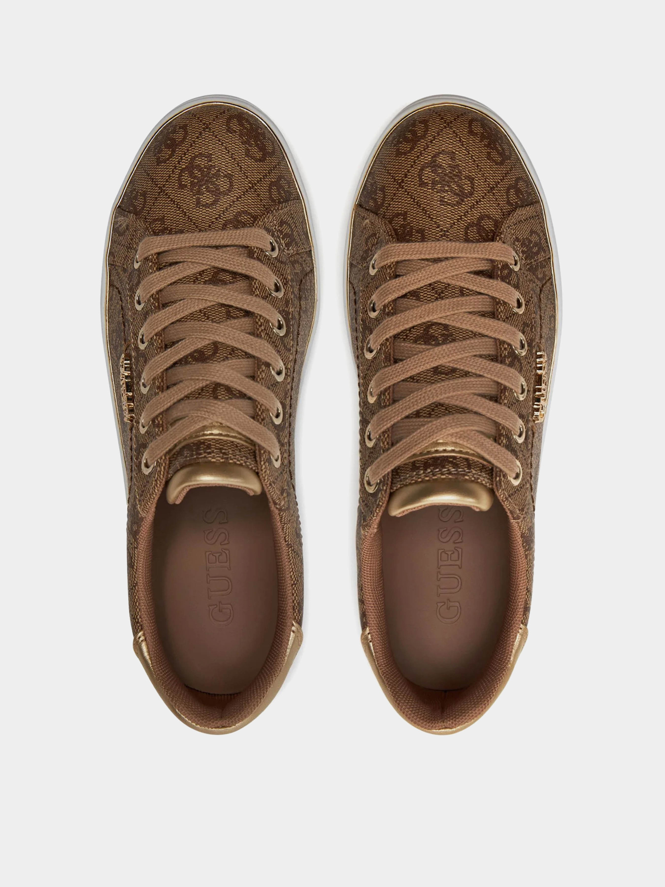 Кеды низкие GUESS Beckie модель FL7BKI.FAL12;BEIBR Фото