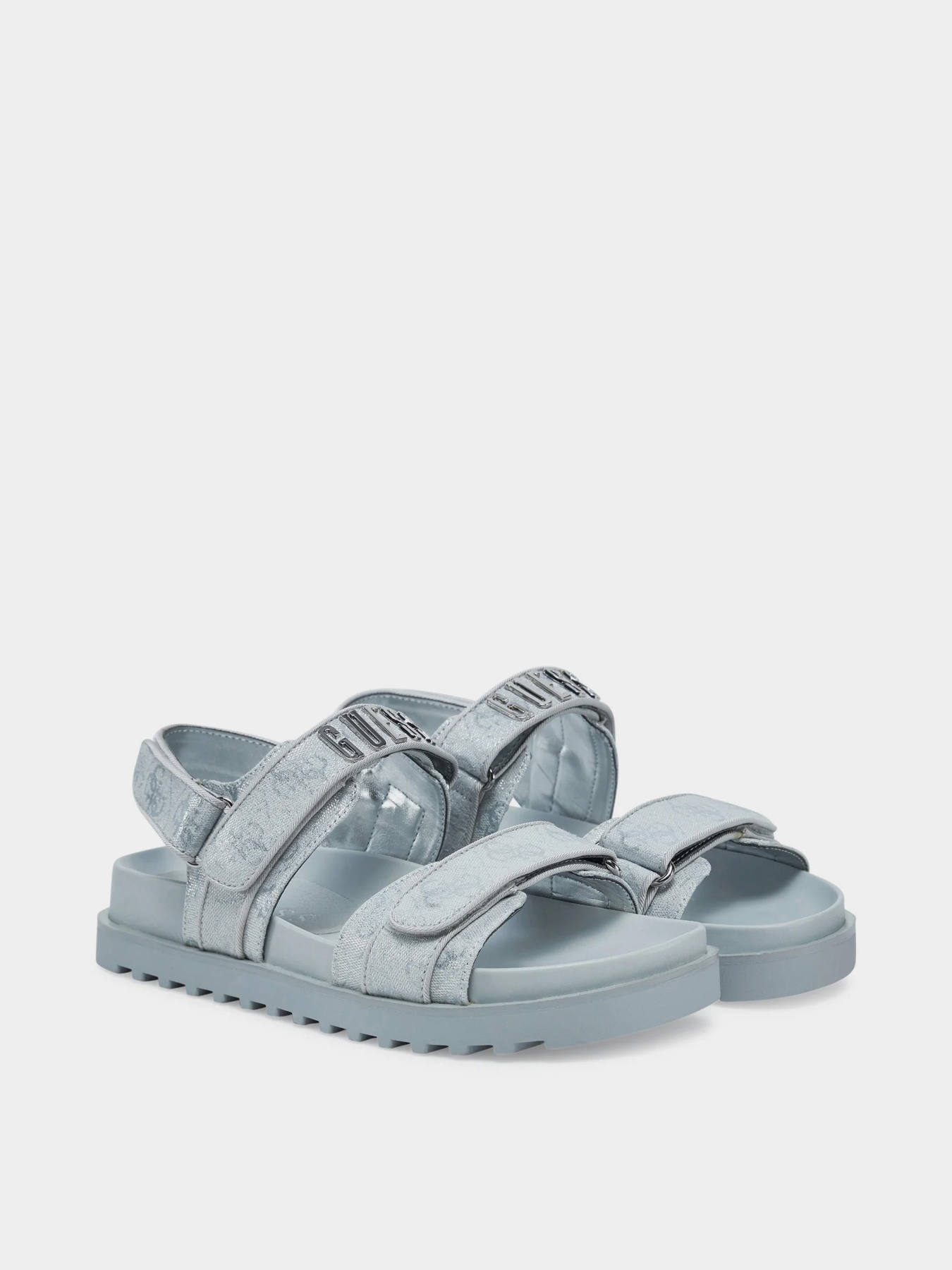 Сандалии GUESS Fadison модель FLJFDS.LEL03;SILVE Фото