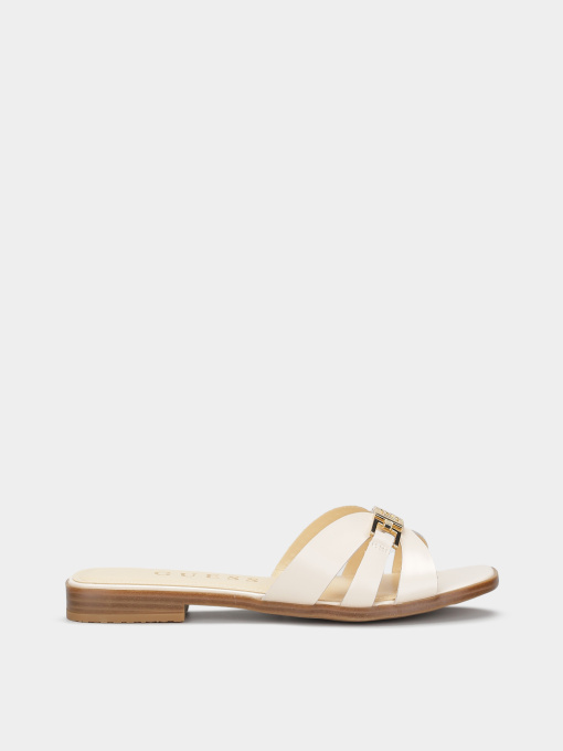 Шльопанці GUESS Realla модель FLJRLL.LEA19;CREAM Фото
