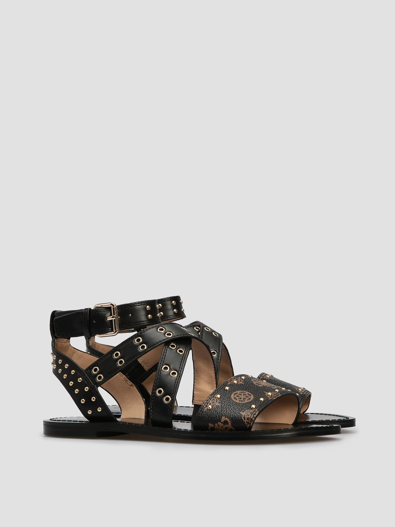 Босоножки GUESS 
Cevie2 модель FL6CV2-FAL03-BLKBR Фото