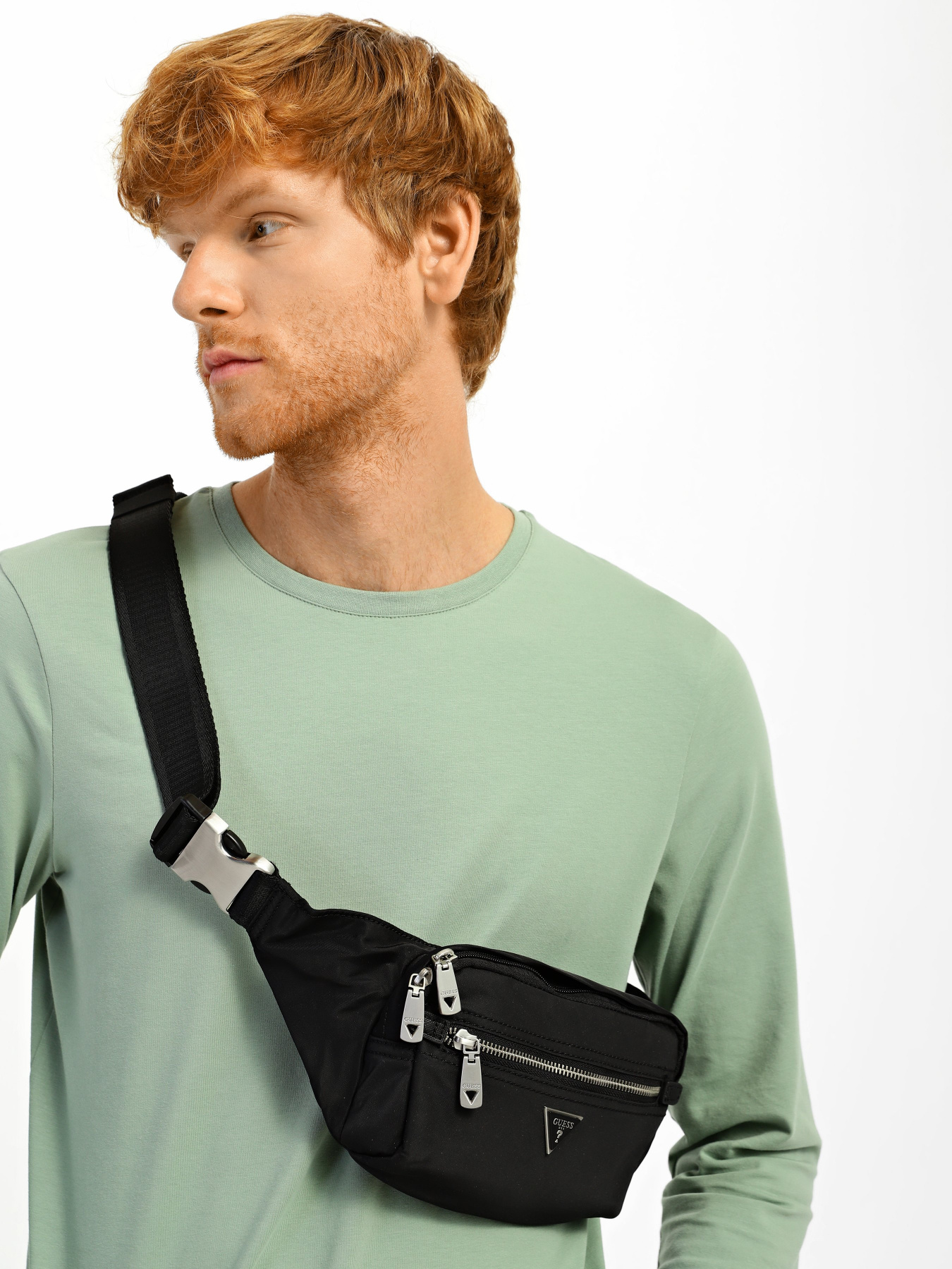 Поясная сумка GUESS модель HMECRN.P2294;BLA Фото