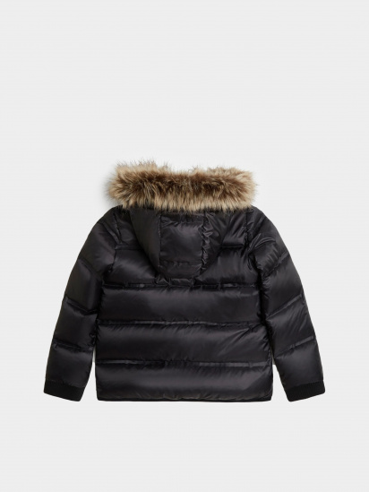 Зимова куртка GUESS Faux Fur Hooded Puffer модель L2BL03.WEGY0;JBLK — фото - INTERTOP