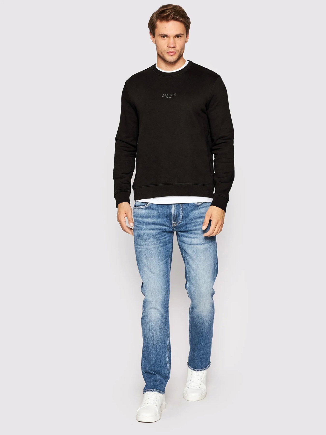 Світшот GUESS модель M2YQ27.KBA10;JBLK Фото