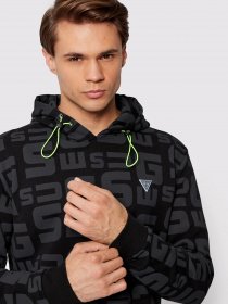 Худи GUESS Galen Hooded Sweatshirt модель Z2YQ16.K7ON1;JBLK Фото