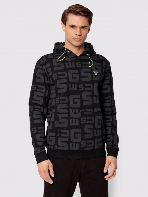 Худи GUESS Galen Hooded Sweatshirt модель Z2YQ16.K7ON1;JBLK Фото