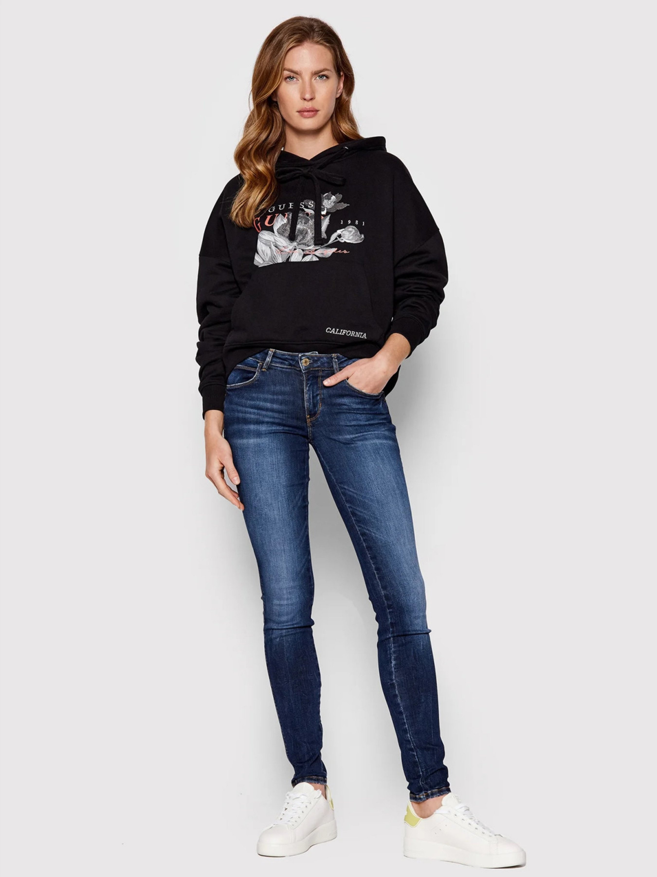 Худи GUESS Cassiopea модель W2YQ03.K68I1;JBLK Фото