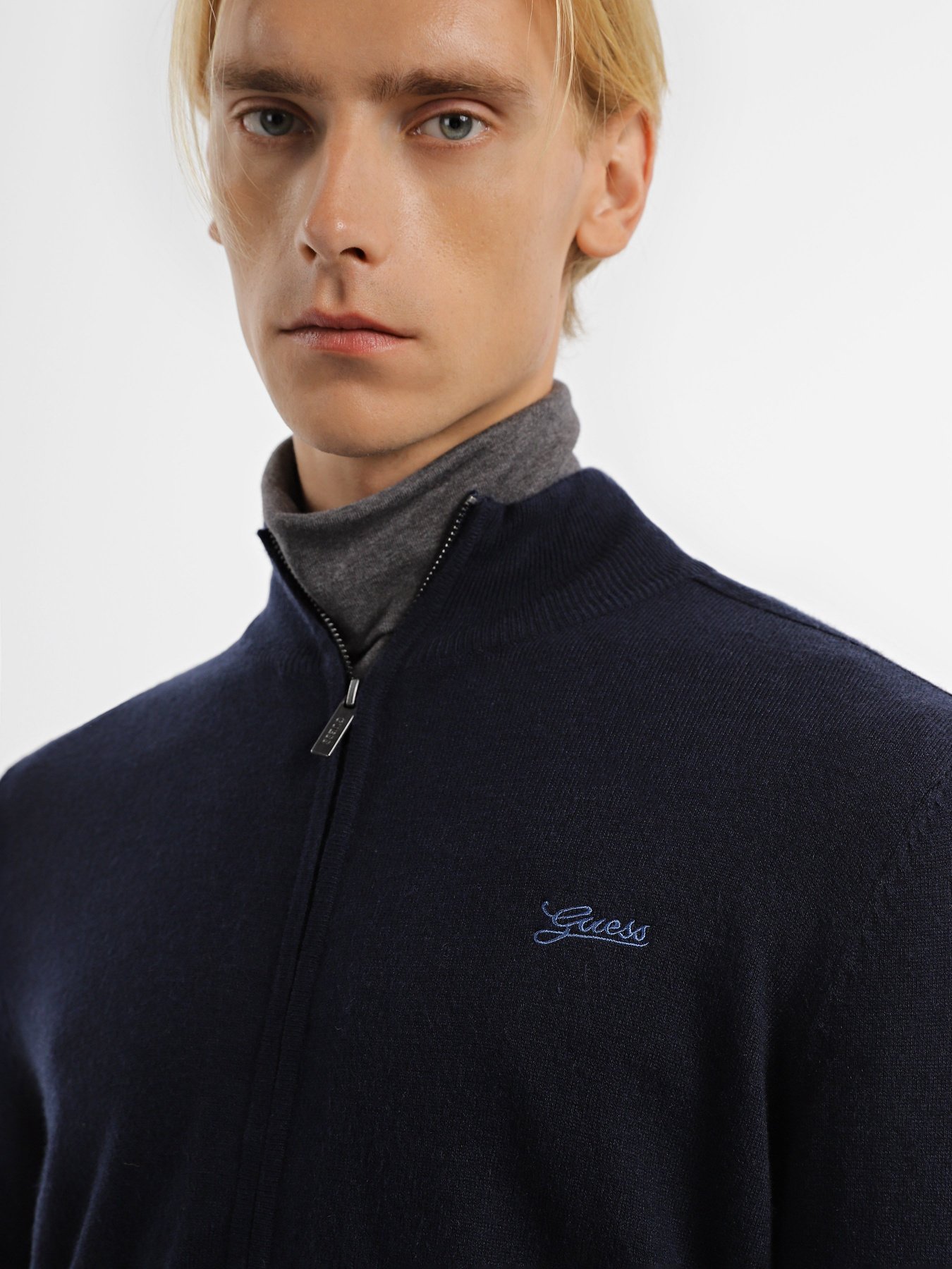 Кофта GUESS Vaughan Ls Zipped Cardi Basic модель M3YR02.Z3052;G7V2 Фото