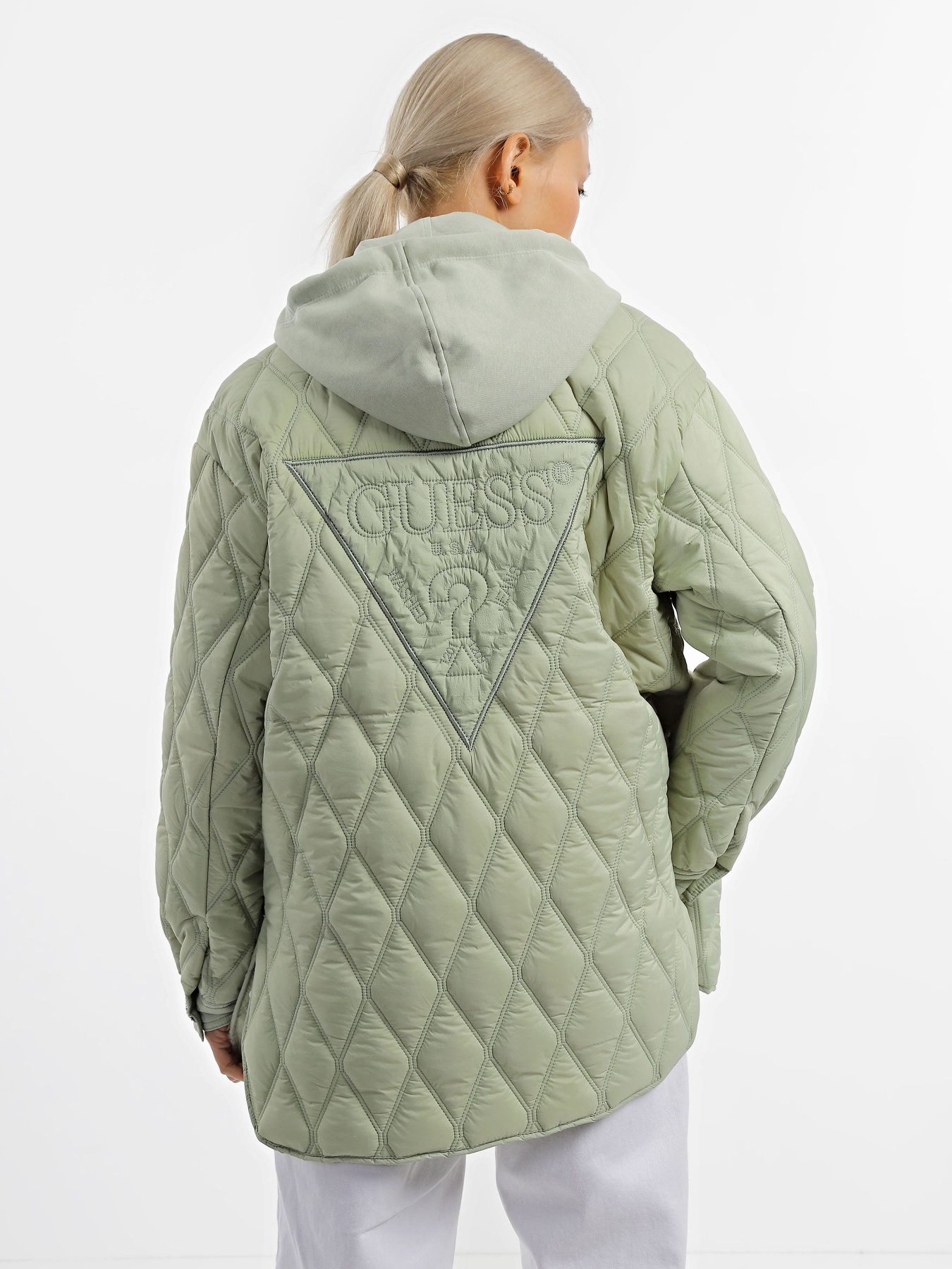 Куртка-сорочка GUESS Giorgia модель W3YL17.WFIW2;F8BA Фото