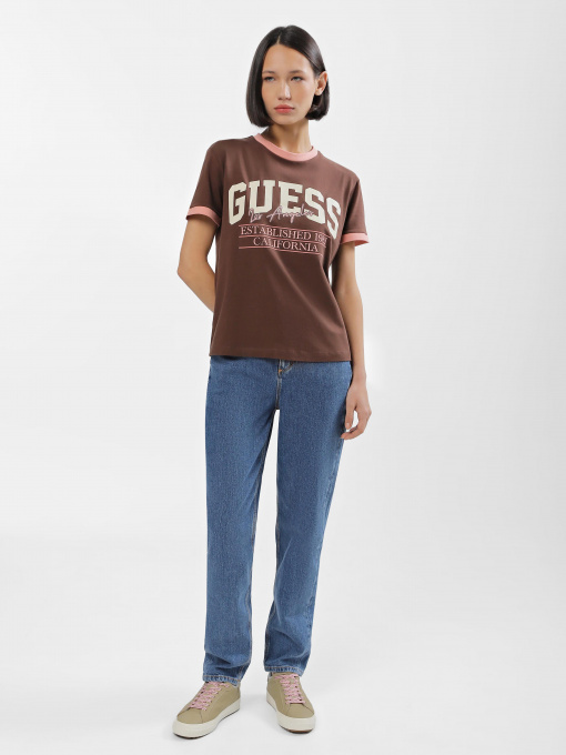 Джинсы мом GUESS Mom Jean Aumd Authentic Mid модель W2YA21.D4NH5;AUMD Фото