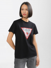 Футболка GUESS Classic Fit Logo модель W2BI69.K8FQ1;JBLK Фото