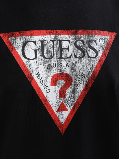 Футболка GUESS Classic Fit Logo модель W2BI69.K8FQ1;JBLK — фото 3 - INTERTOP