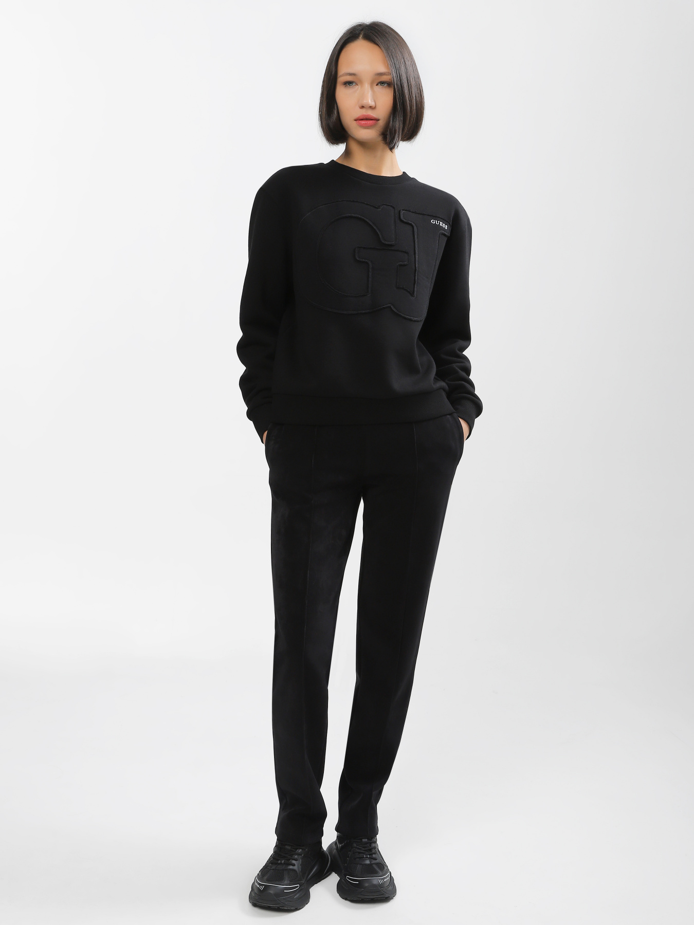 Свитшот GUESS модель V3BQ11.KBXX1;JBLK Фото