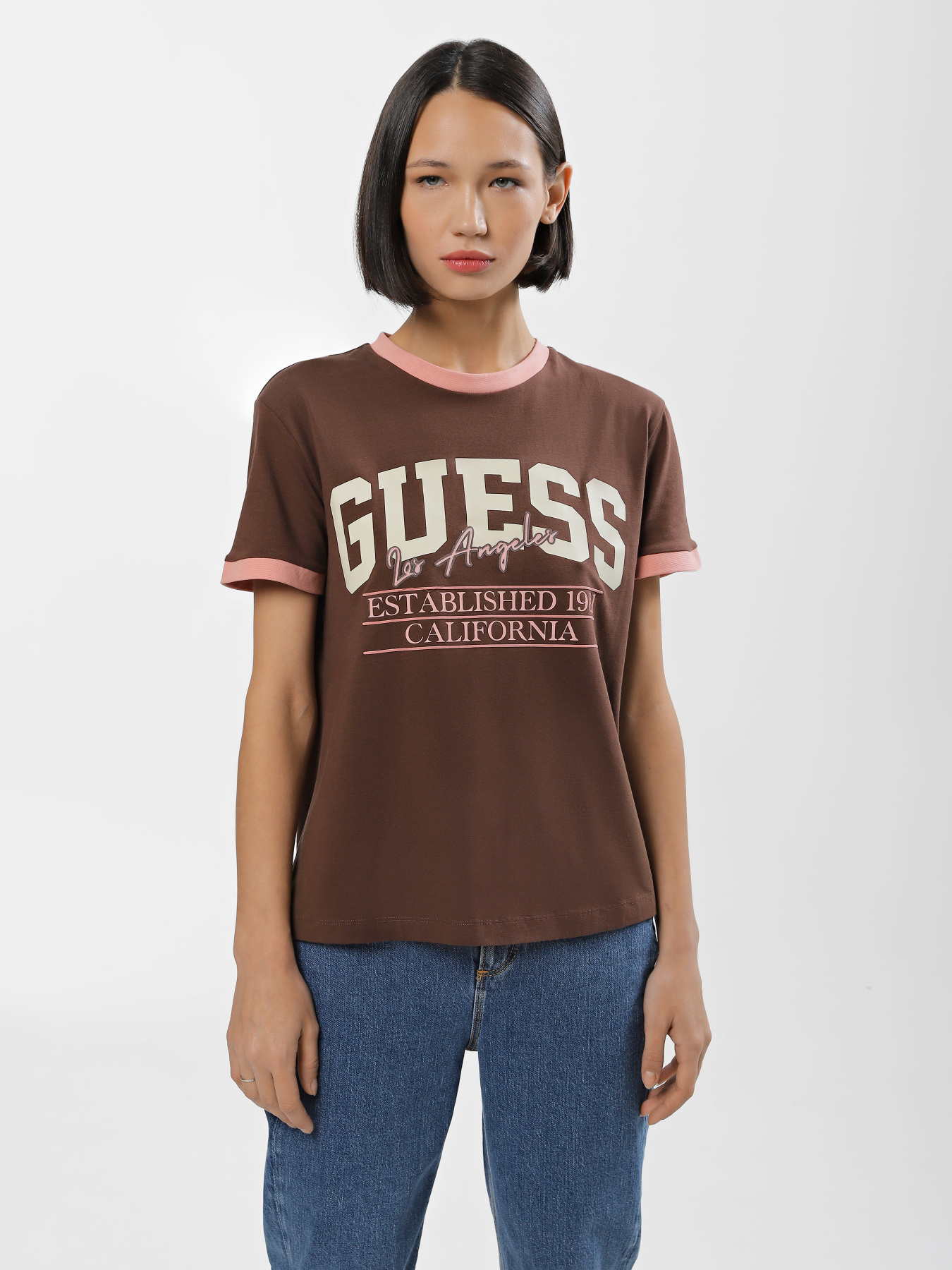 Футболка GUESS Allegra Ss T-Shirt модель V3BI03.J1314;A103 Фото