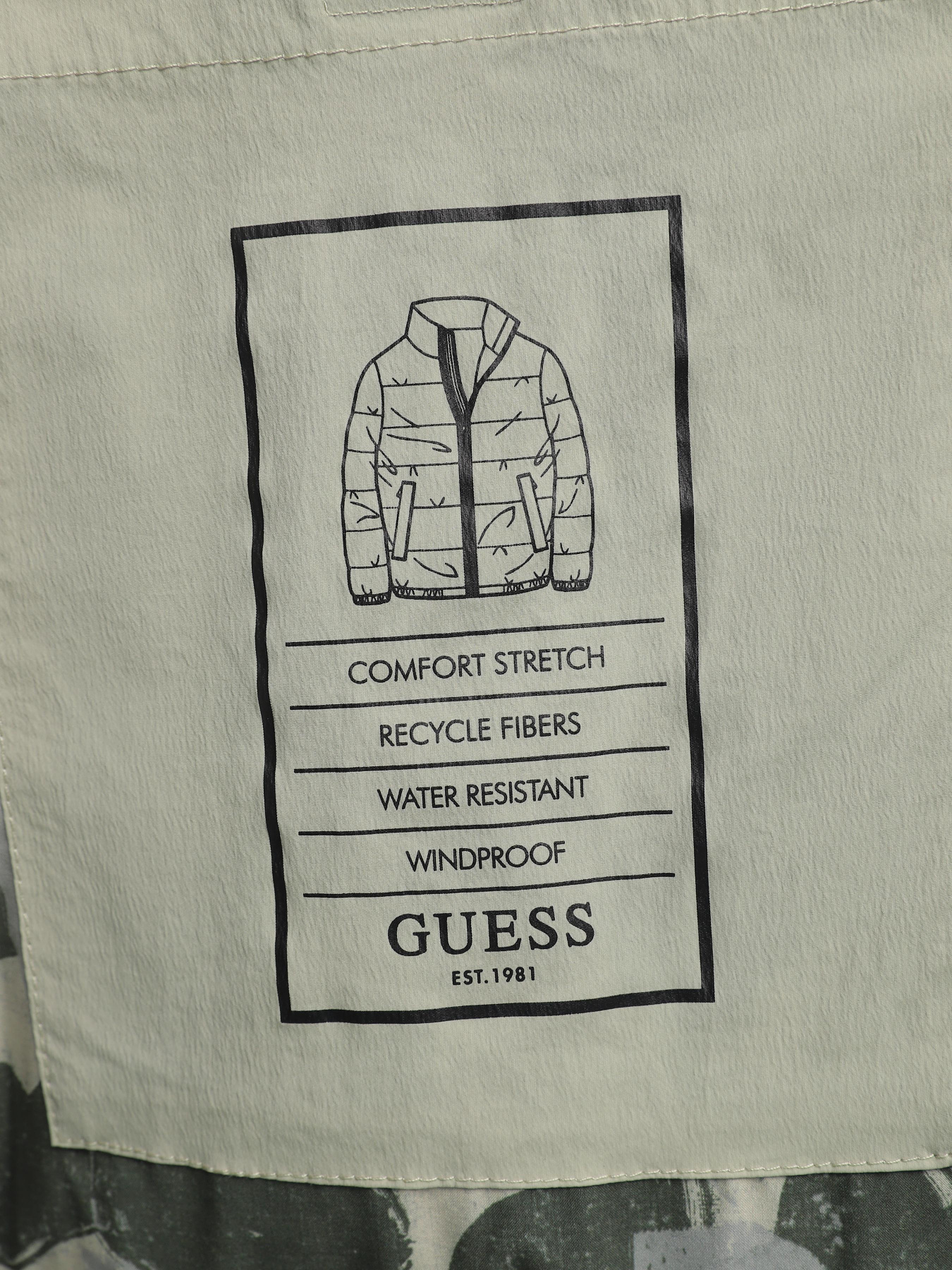 Демисезонная куртка GUESS модель M3BL18.WFOU2;G8DK Фото