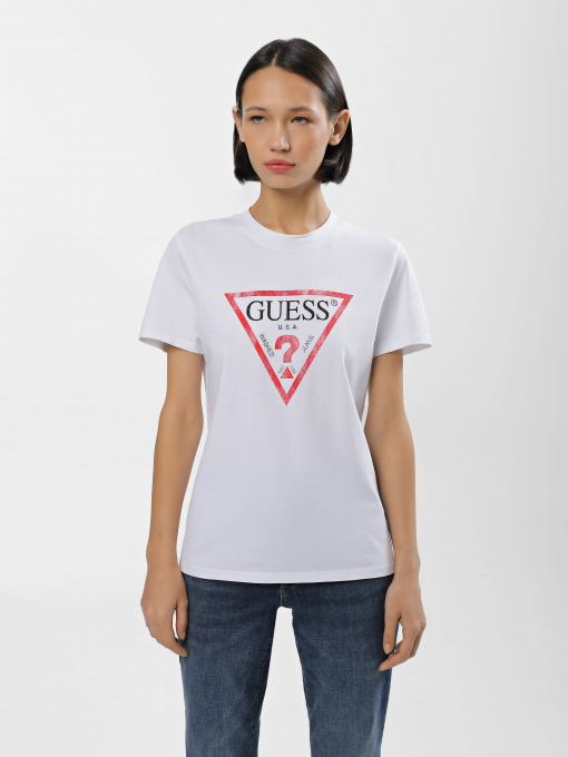 Футболка GUESS Classic Fit Logo модель W2BI69.K8FQ1;G011 Фото