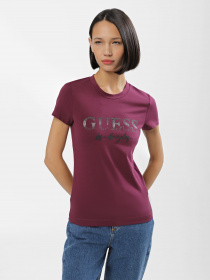 Футболка GUESS Ss Cn Logo Micro Studs Tee модель W3BI34.J1314;G4A1 Фото