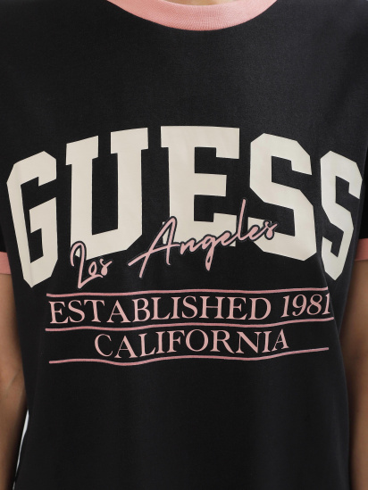 Футболка GUESS Allegra Ss T-Shirt модель V3BI03.J1314;JBLK — фото 3 - INTERTOP