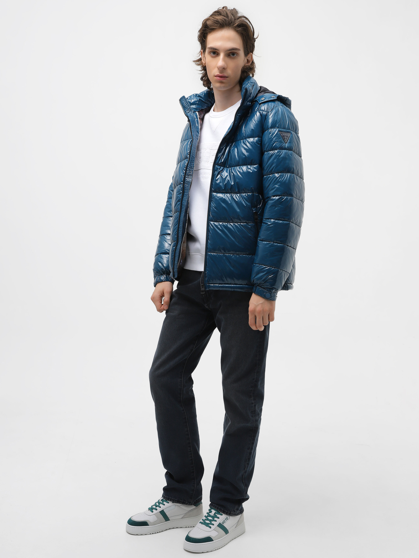 Демисезонная куртка GUESS Liquid Puffa модель M3BL27.WFP42;G7M3 Фото