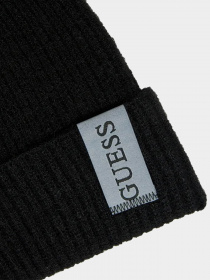 Шапка GUESS модель AW9962.WOL01;BLA Шапка GUESS модель AW9962.WOL01;BLA Фото