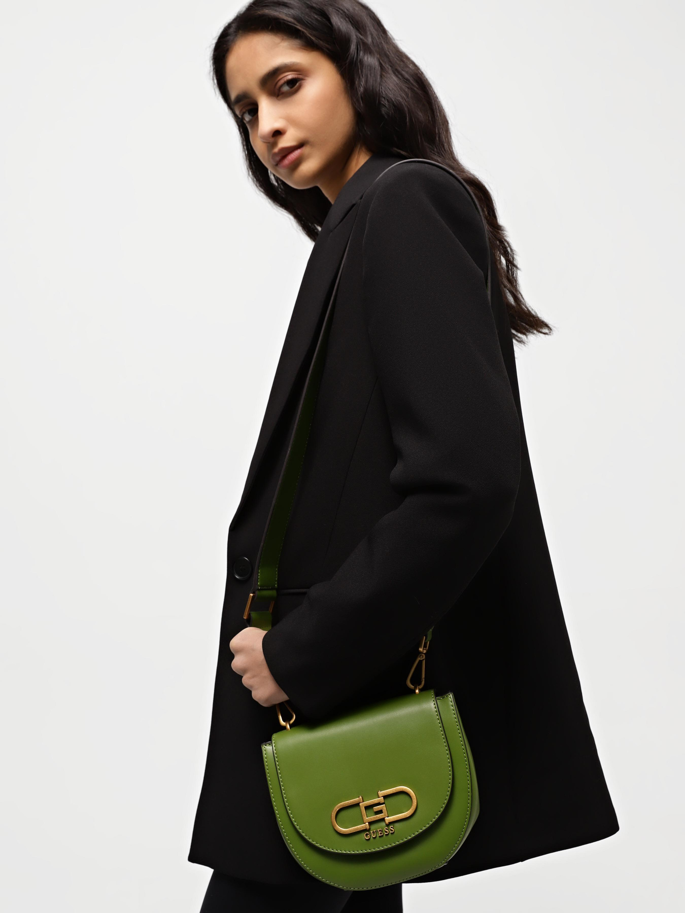 Крос-боді GUESS Fleet Mini Saddle модель HWVB89.82770;BOT Фото