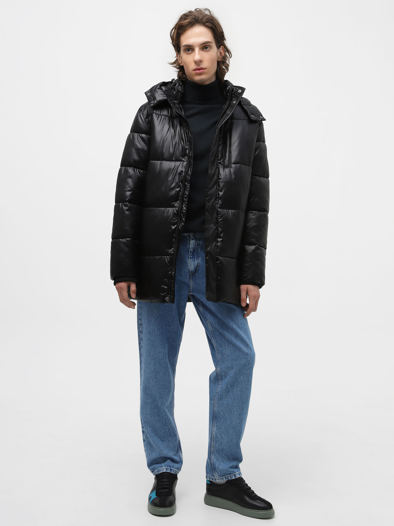 Зимова куртка GUESS модель M3BL28.WFP50;JBLK Фото