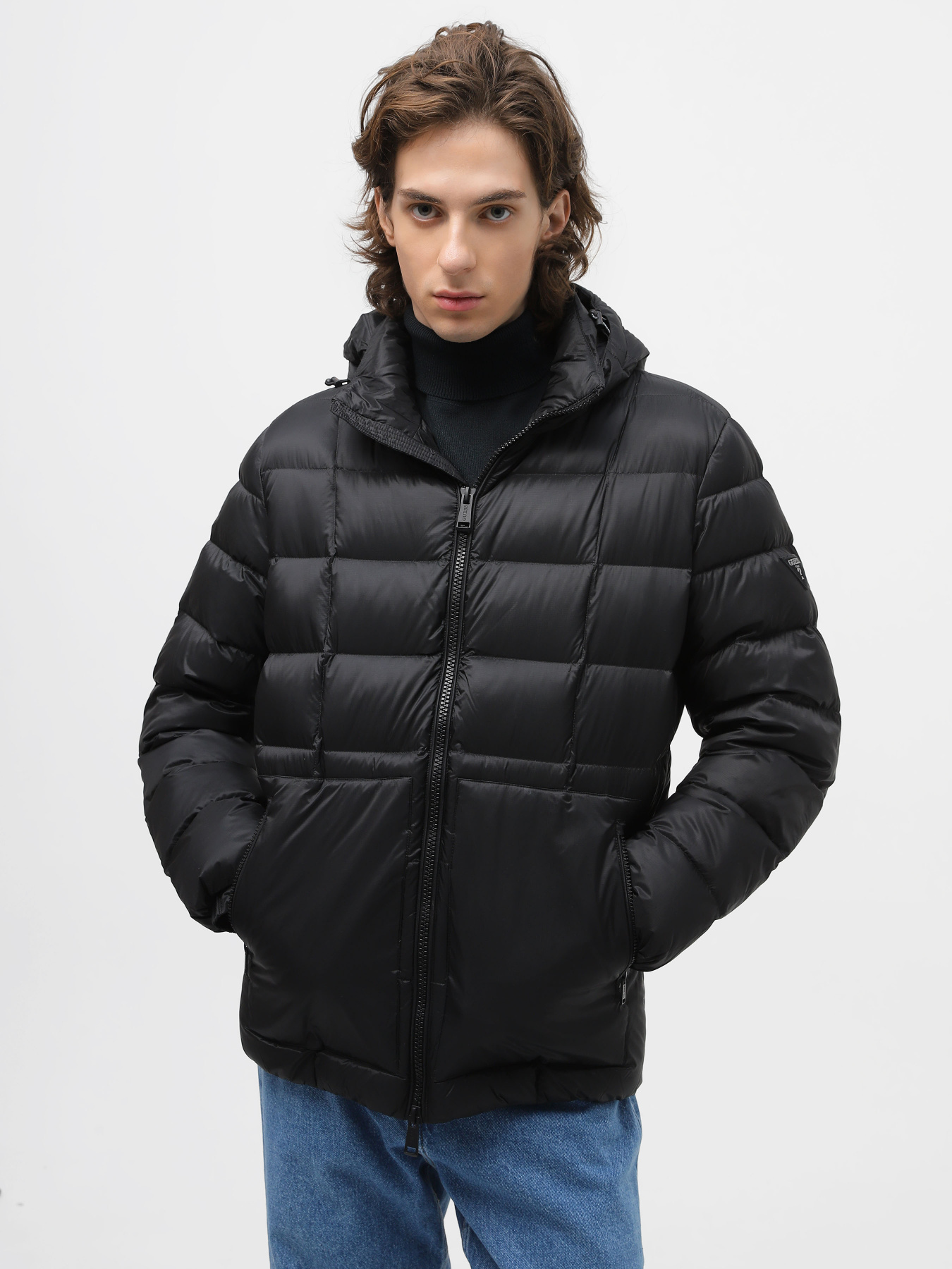 Демісезонна куртка GUESS модель M3BL36.WF4F0;JBLK Фото