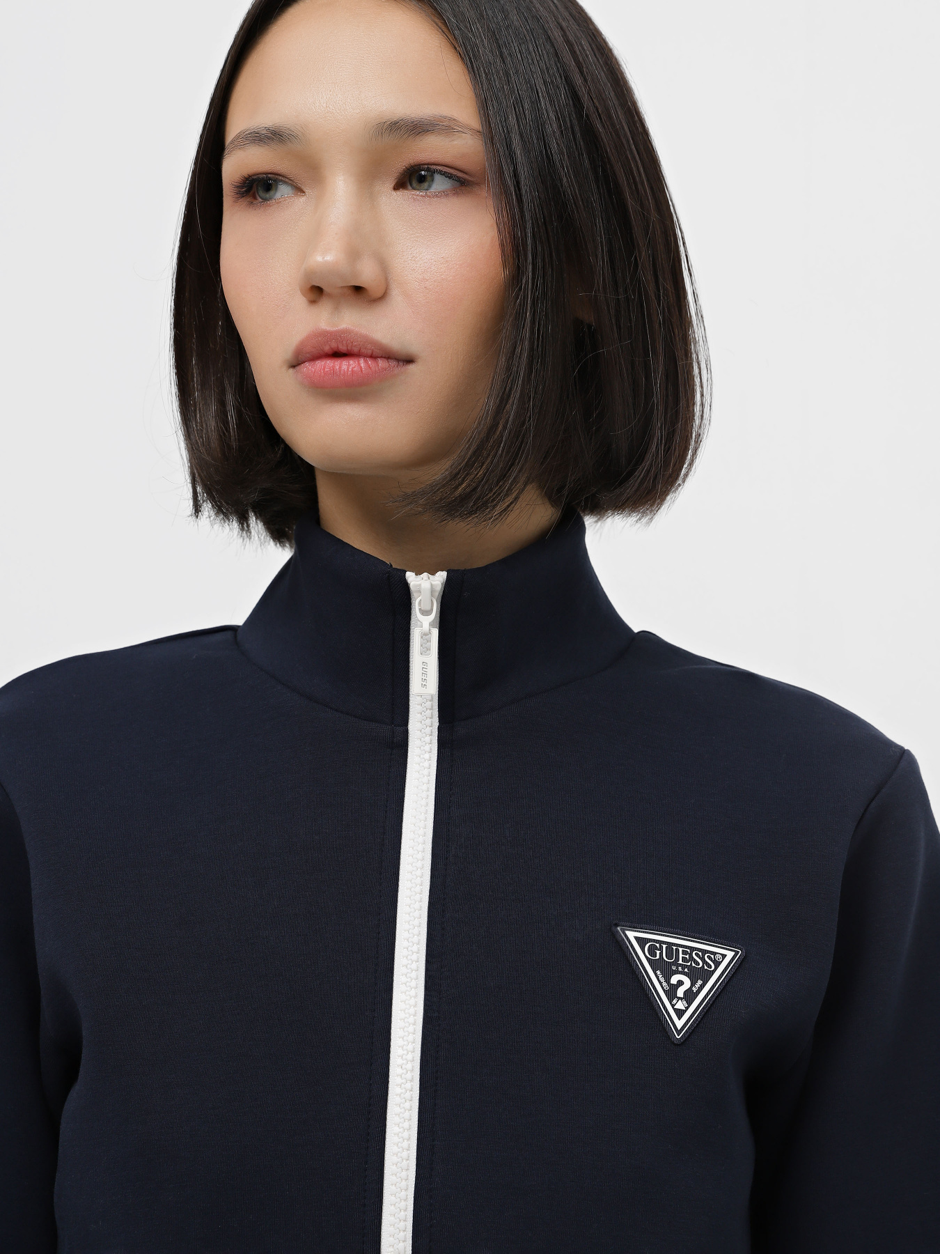 Світшот GUESS Ann Half модель V3BQ12.KBCK2;A71W Фото