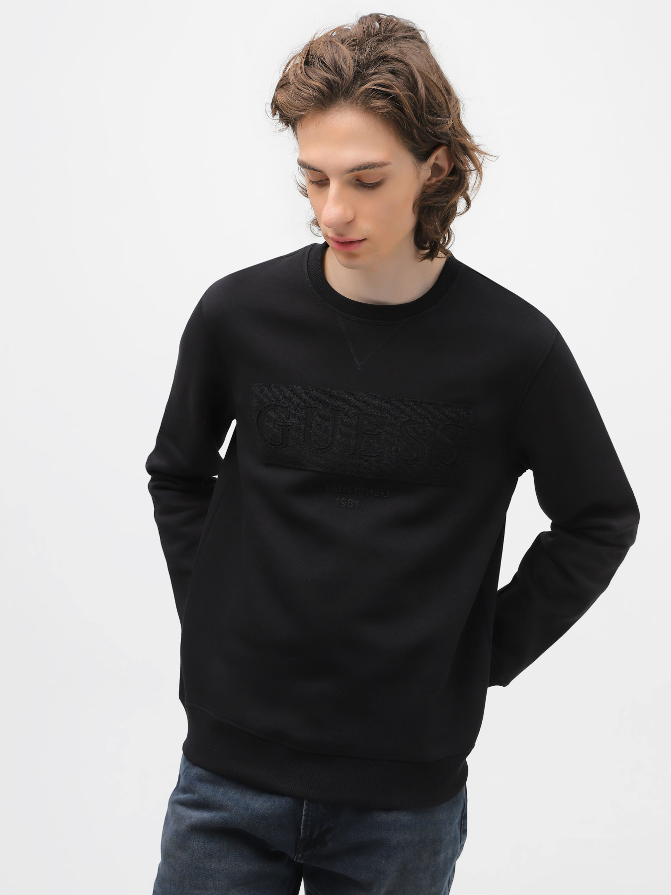 Свитшот GUESS Beau Cn Sweatshirt модель M3BQ08.K9Z21;JBLK Фото