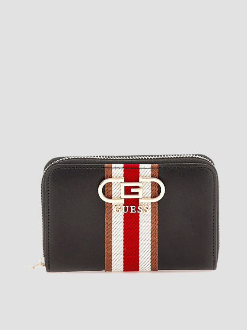 Гаманці GUESS Nelka Slg Medium Zip Around модель SWVG93.07400;BLA Фото