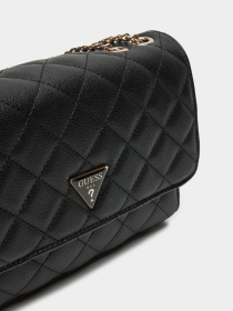 Кросс-боди GUESS Eco Carly модель HWEQG9.50921;BLA Фото