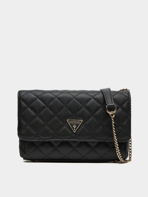 Кросс-боди GUESS Eco Carly модель HWEQG9.50921;BLA Фото