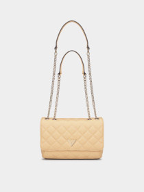 Кросс-боди GUESS Eco Carly Cnvrtble Xbody Flap модель HWEQG9.50921;BEI Фото