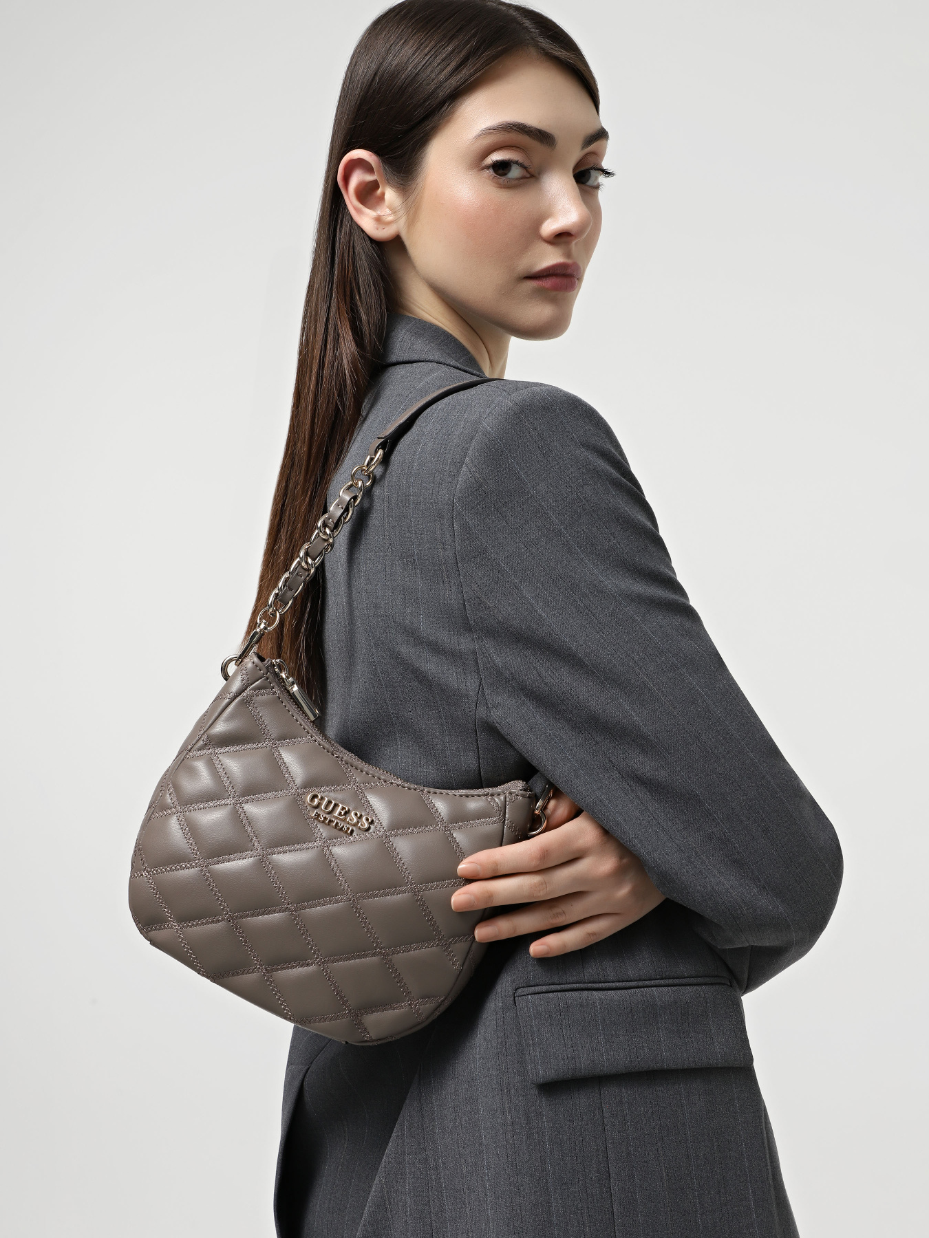 Сумка GUESS Tamsin Top Zip модель HWQG96.32170;DRT Сумка GUESS Tamsin Top Zip модель HWQG96.32170;DRT Фото