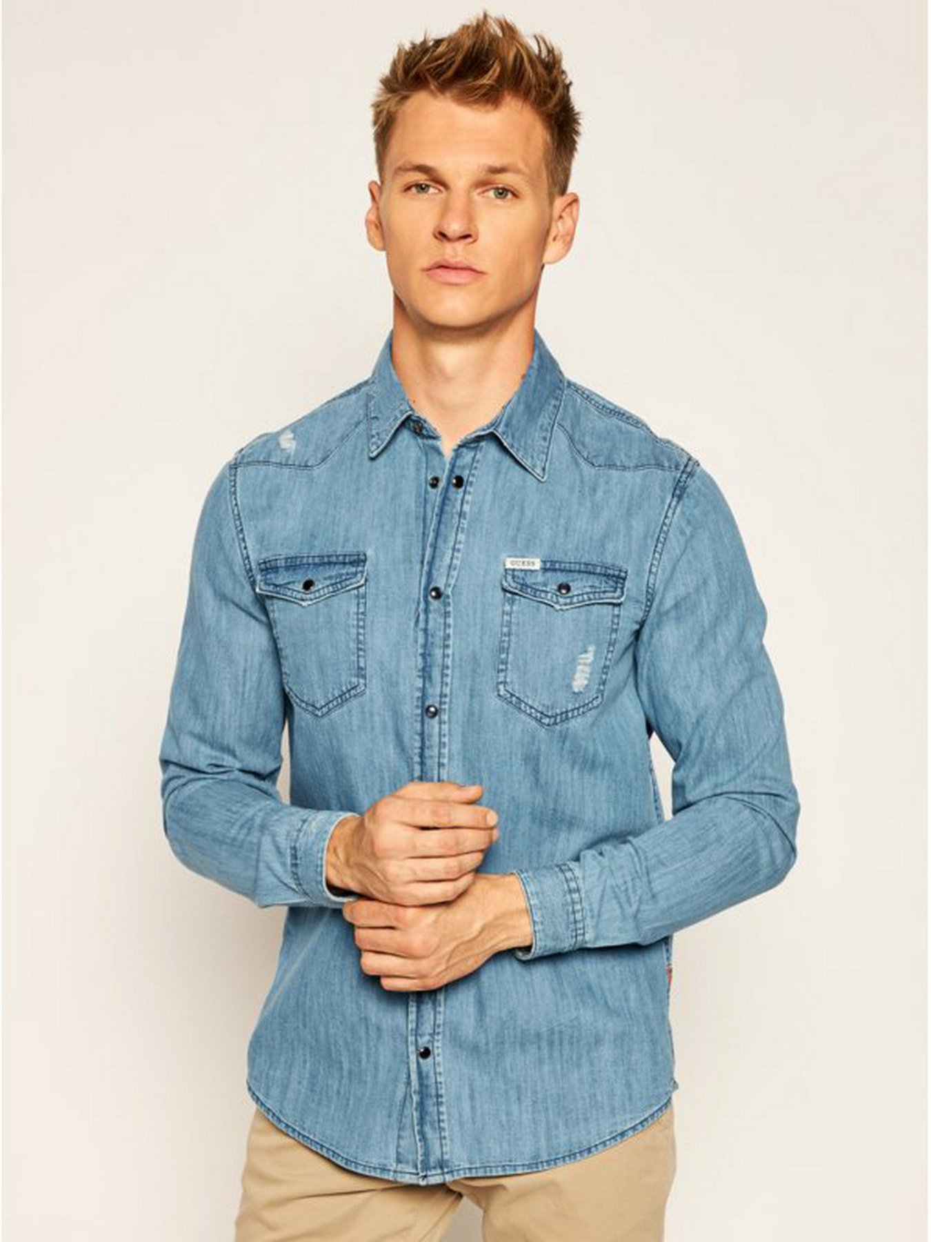 Сорочка GUESS Truckee модель M0YH02-D14LM-FINN Фото