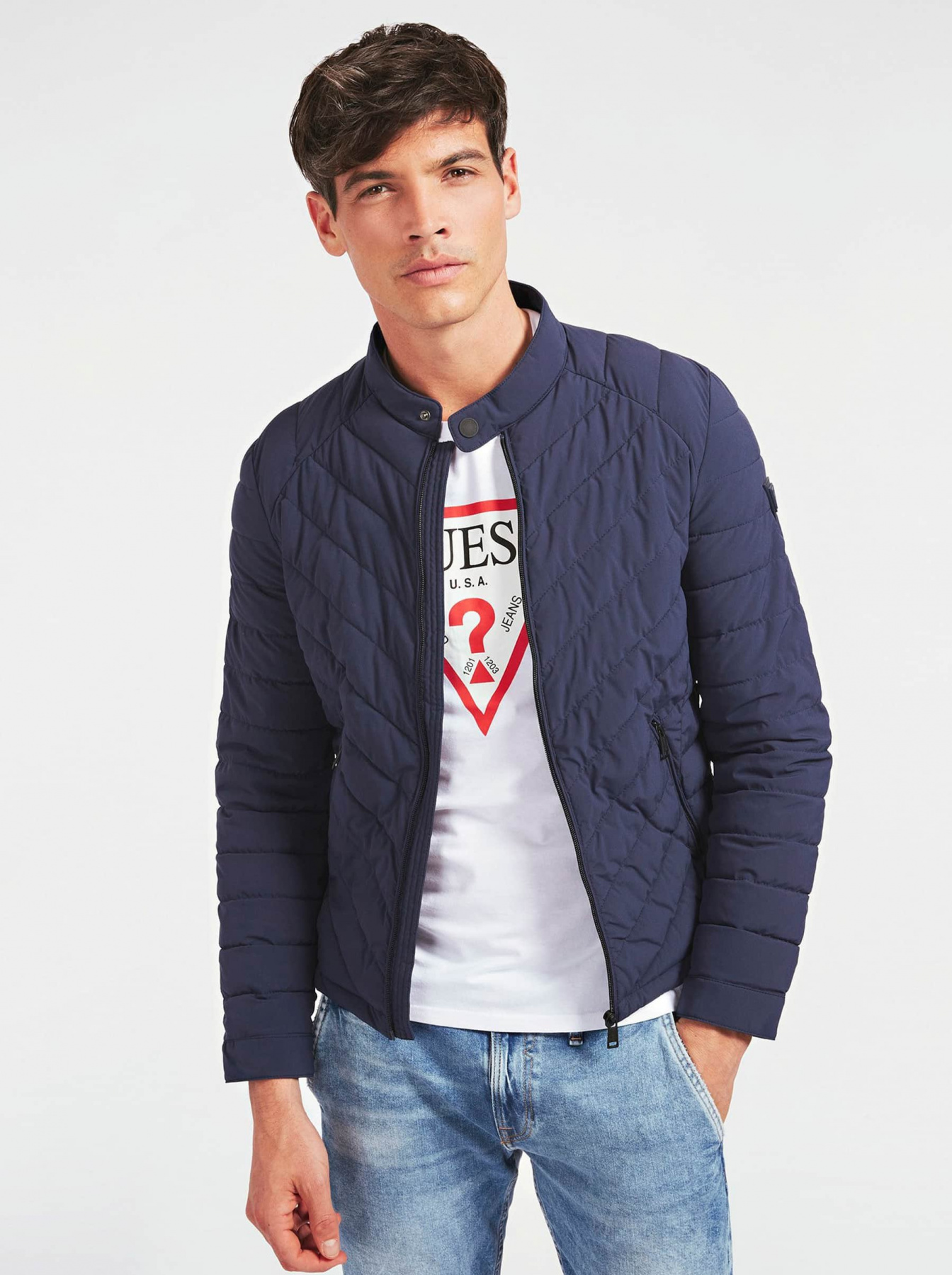 Демисезонная куртка GUESS модель M0YL05-WCOG0-G720 Фото