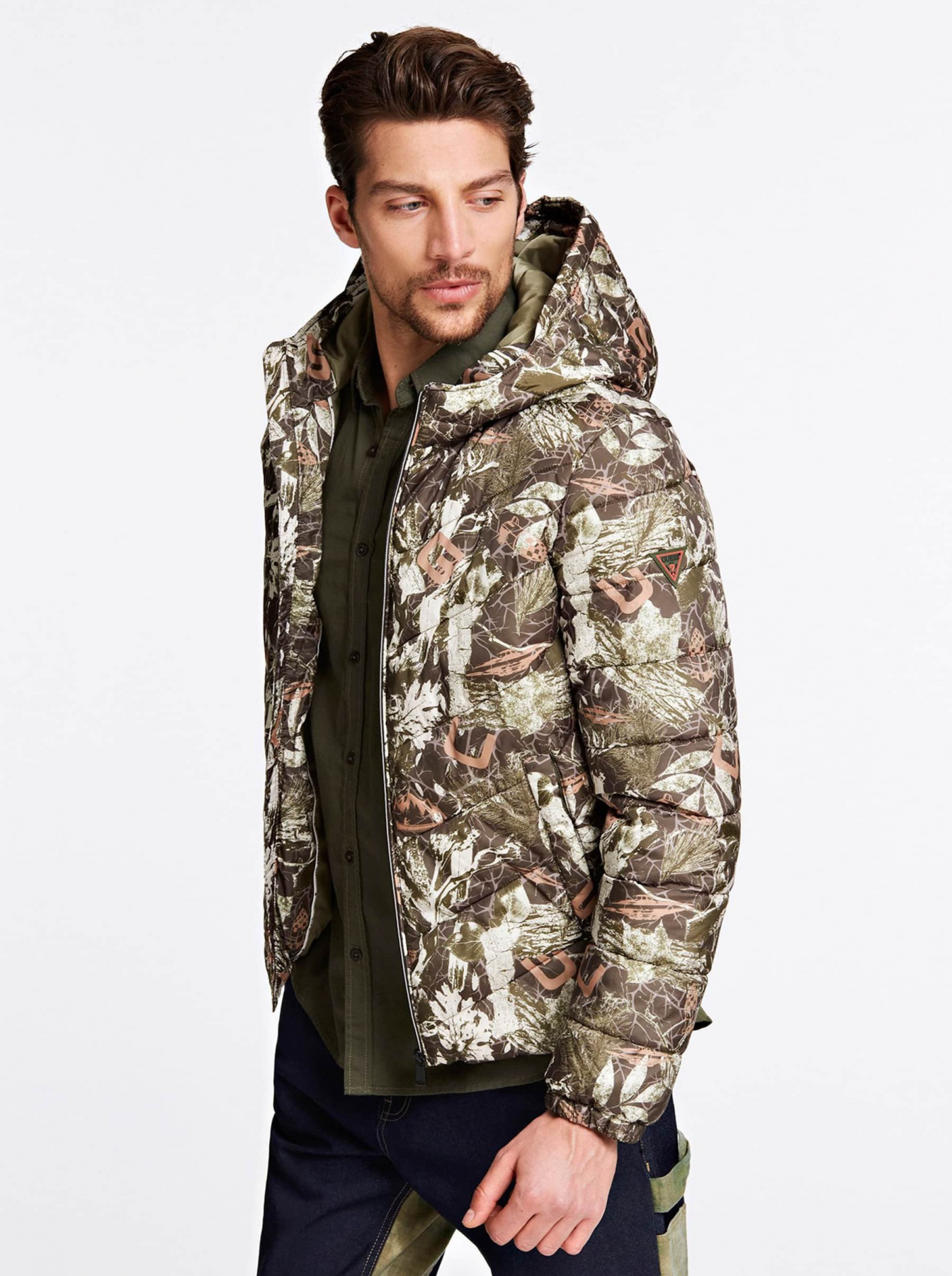 Демисезонная куртка GUESS модель M0YL45-WD2T0-PTT8 Фото