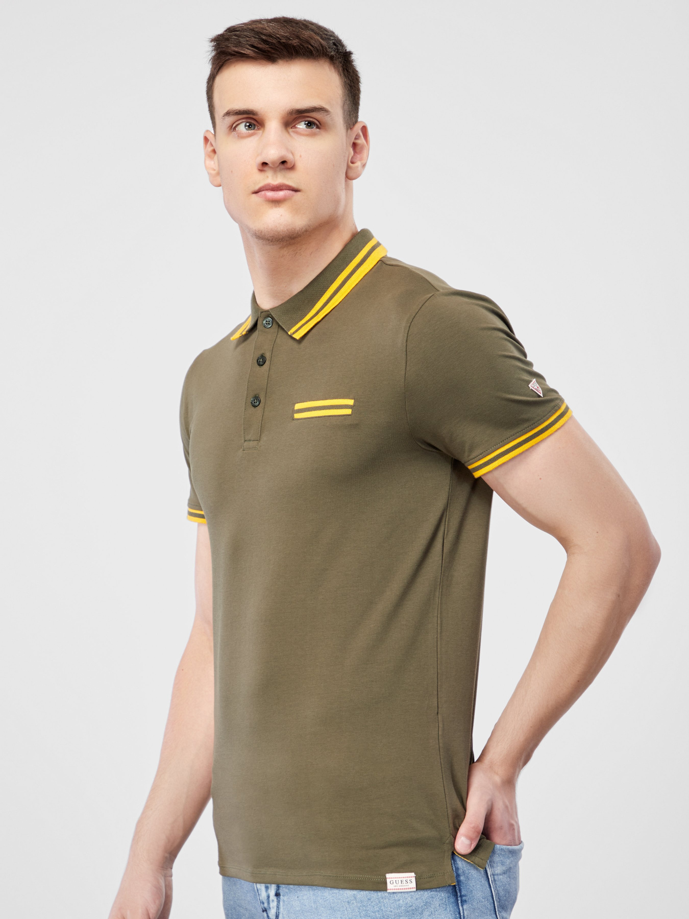 Поло з коротким рукавом GUESS модель M0YP66-J1300-G8X8 Фото