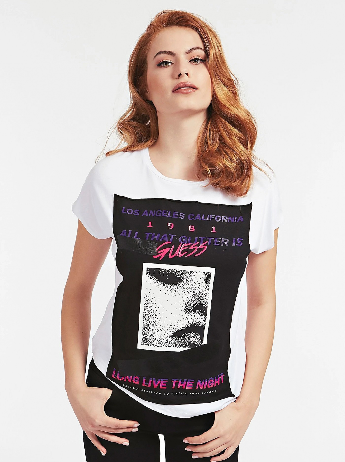 Футболки и поло GUESS модель W0YI90-K68D0-TWHT Фото