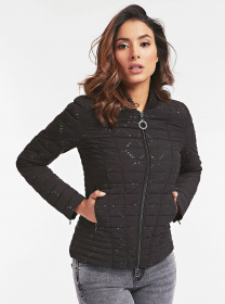 Демисезонная куртка GUESS модель W0YL81-WCOG0-JBLK Фото