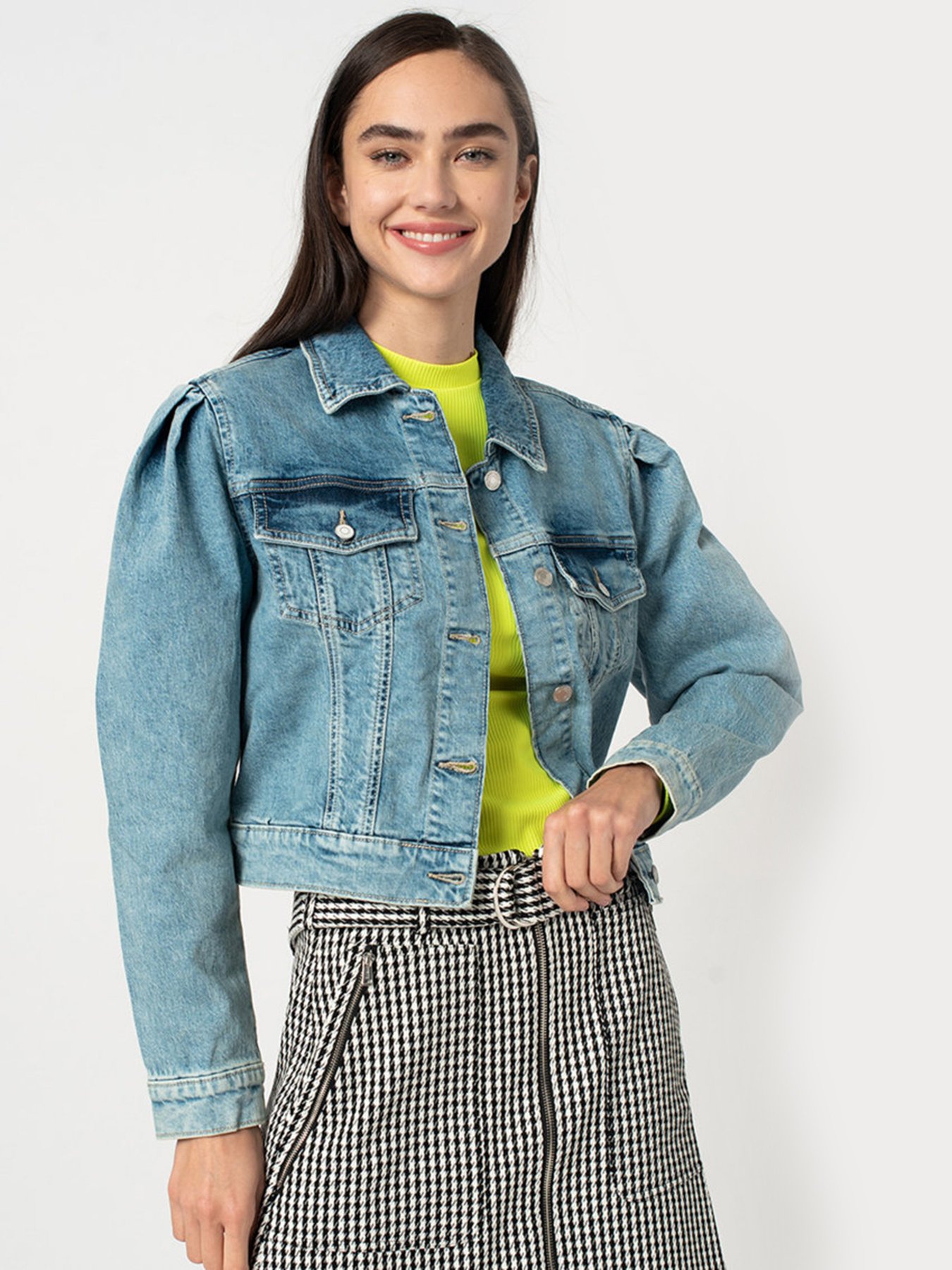 Джинсовая куртка GUESS модель W0YN32-D42L1-SLLA Фото