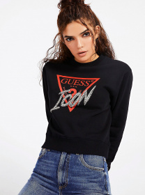 Свитшот GUESS модель W0YQ47-K68I0-JBLK Фото