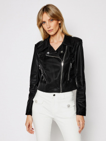 Шкіряна куртка GUESS модель W1RL99-WDOC0-JBLK Фото