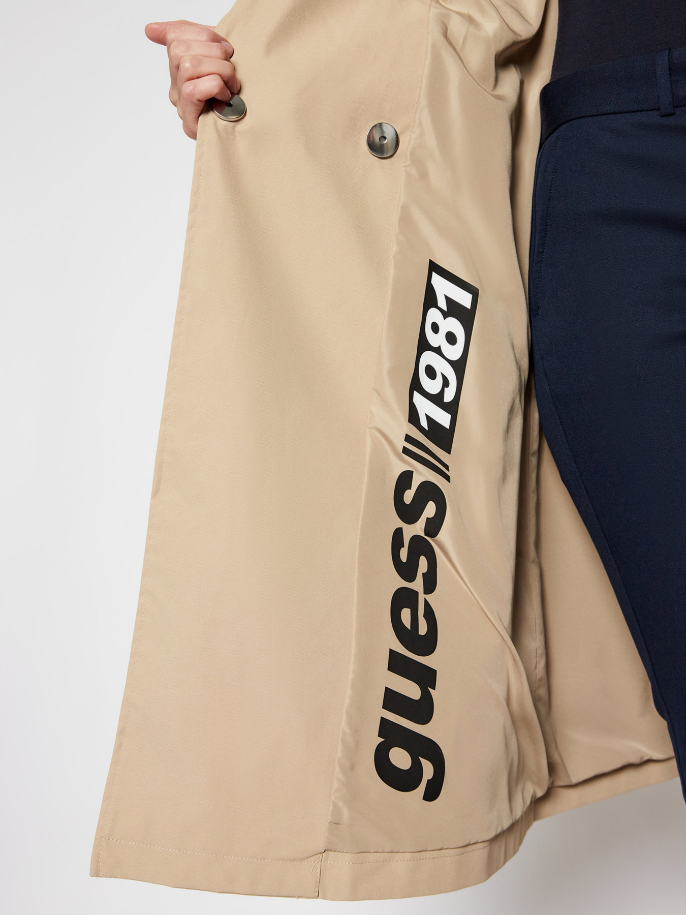 Тренч GUESS модель W1RL00-WDO40-LISW Фото